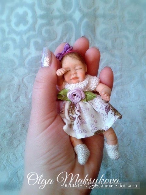 Авторская кукла Вероничка 11 см (фото 5)