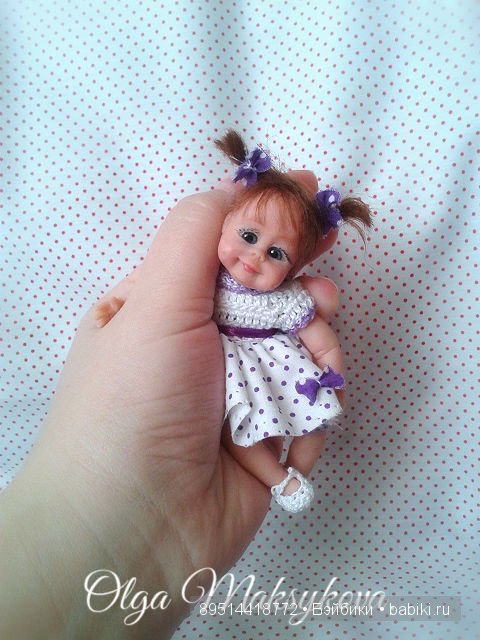 Малышка Дашенька! Авторская куколка своими руками