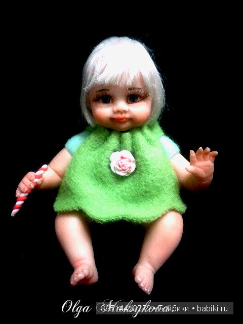 Голубоглазая малышка — Лепка авторских кукол: полимерная глина (фото 5)