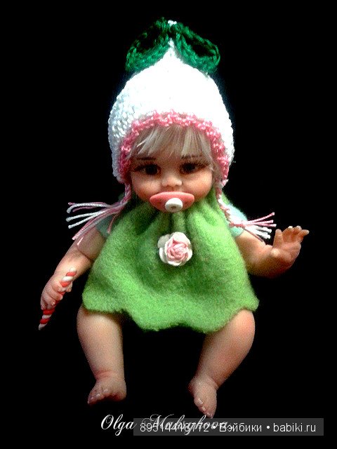 Голубоглазая малышка — Лепка авторских кукол: полимерная глина (фото 2)