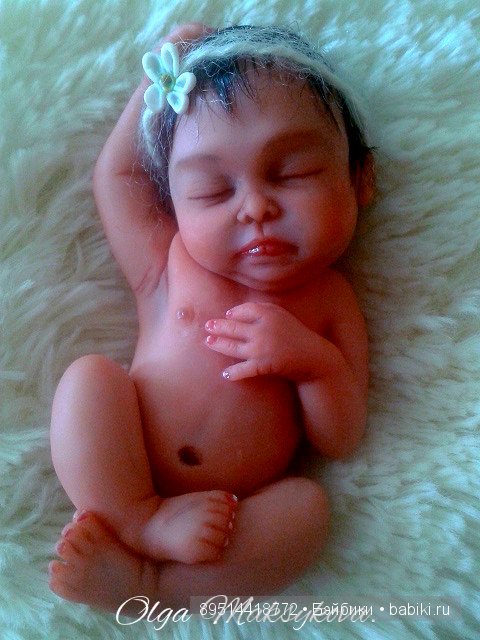 Новенькая малышка — Лепка авторских кукол: полимерная глина (фото 7)