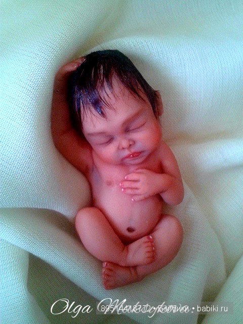 Новенькая малышка — Лепка авторских кукол: полимерная глина (фото 10)