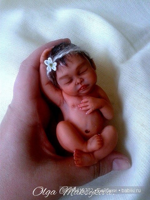 Новенькая малышка — Лепка авторских кукол: полимерная глина (фото 9)