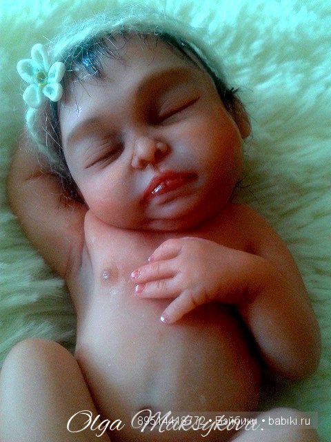 Новенькая малышка — Лепка авторских кукол: полимерная глина (фото 6)
