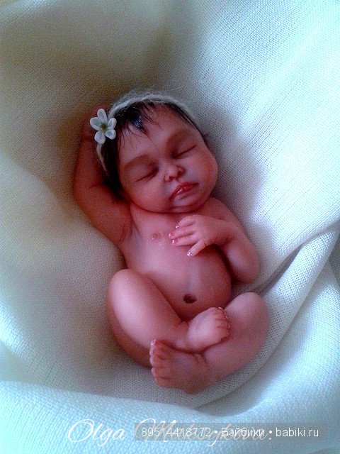 Новенькая малышка — Лепка авторских кукол: полимерная глина