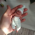 Силиконовый малыш 11 см