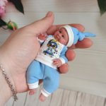 Силиконовый малыш 11 см