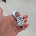 Силиконовый малыш 8 см