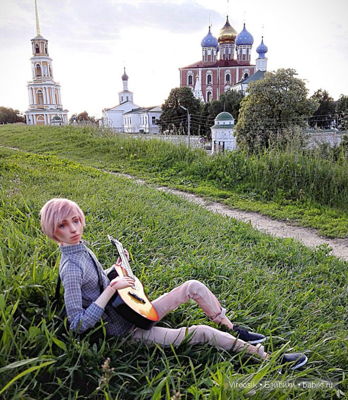 Фотосессия на улице с гитарой (фото 2)