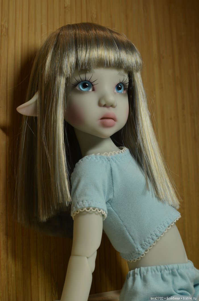 Серо-голубое чудо — Куклы Kaye Wiggs (Кайе Виггс): авторские BJD (БЖД) (фото 6)