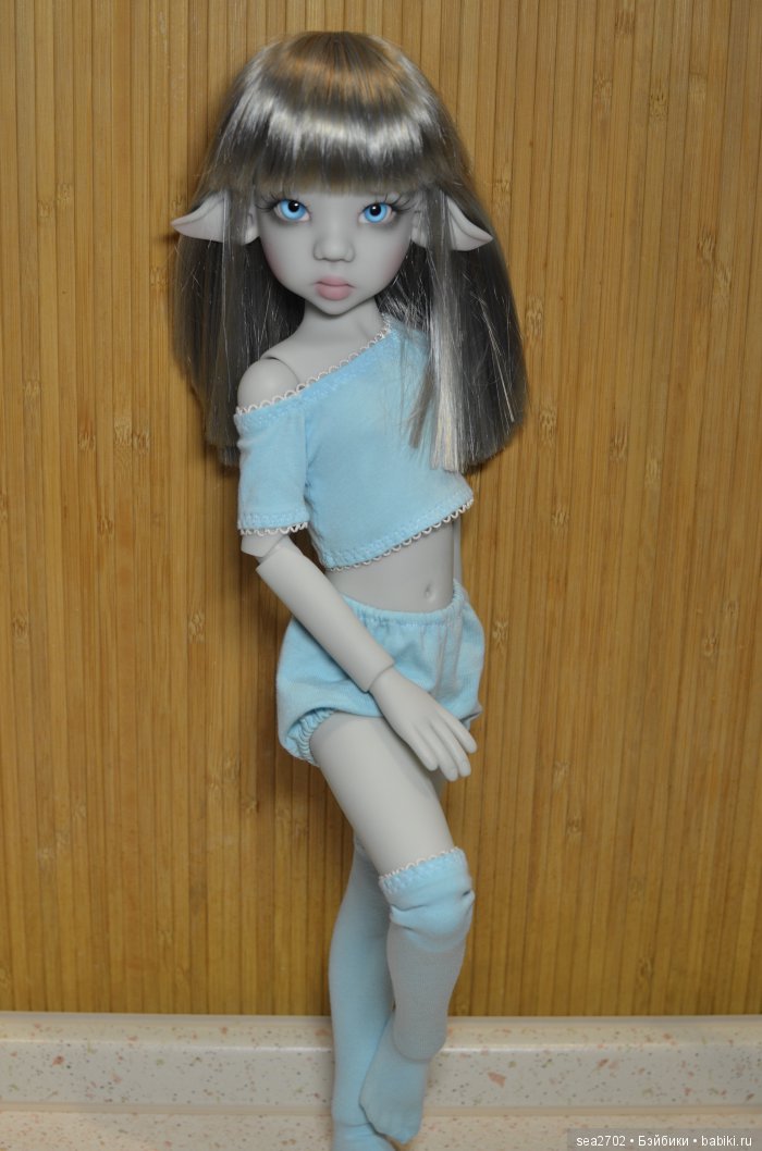 Серо-голубое чудо — Куклы Kaye Wiggs (Кайе Виггс): авторские BJD (БЖД) (фото 4)