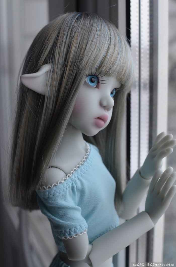 Серо-голубое чудо — Куклы Kaye Wiggs (Кайе Виггс): авторские BJD (БЖД) (фото 9)
