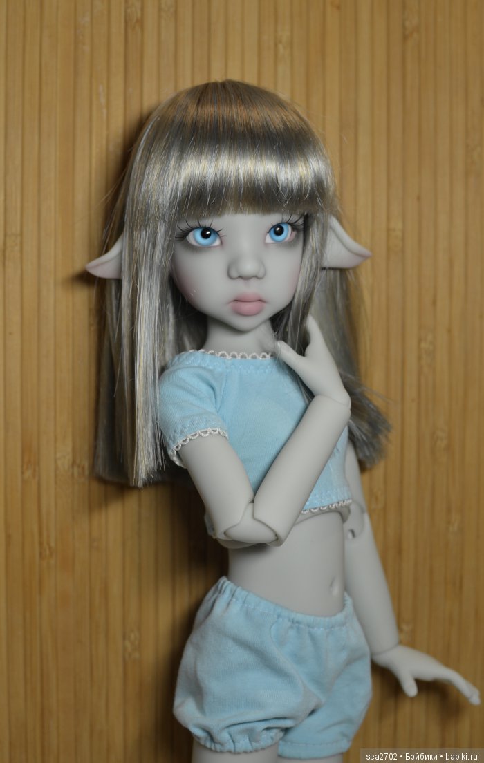 Серо-голубое чудо — Куклы Kaye Wiggs (Кайе Виггс): авторские BJD (БЖД) (фото 2)