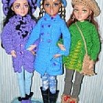 Вязаные пальто для Мокси Тинз