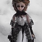 Чёрно-белое кино (платье для Звезды Подиума)