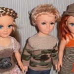 Носок и немного творчества (одёжки для кукол фабрики "Весна" на скорую руку).