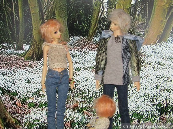 Первый подснежник — Фотоистории с куклами BJD (БЖД): сериалы
