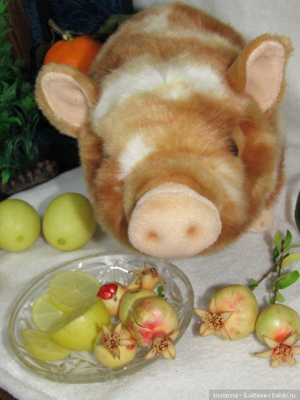 Свинья в апельсинах | Бэйбики Свинья в апельсинах — Интересные игрушки и фигурки (разное): редкие (фото 4)