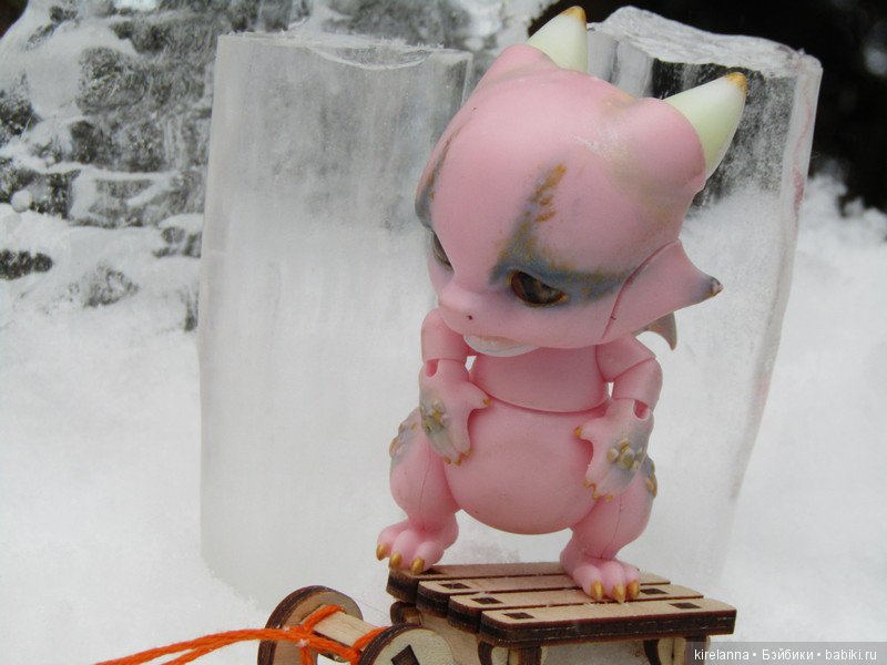 Прогулка в лесу сосулек — Куклы Ai Doll и Pangju (Панджу): Tiny BJD (БЖД) (фото 9)