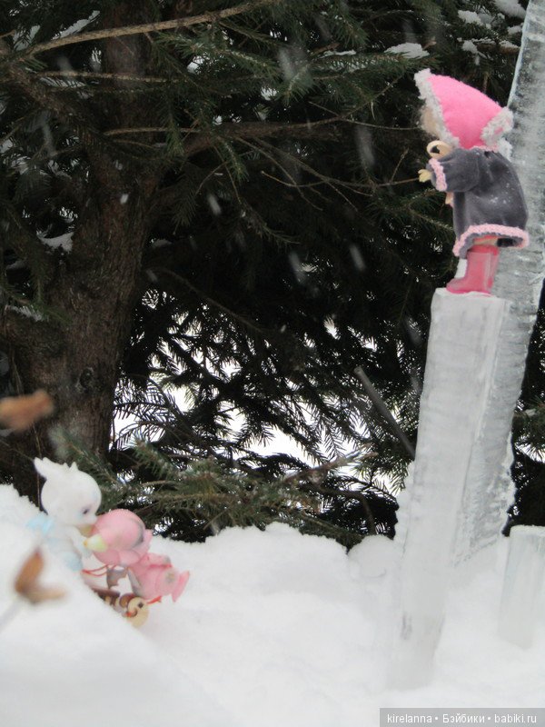 Прогулка в лесу сосулек — Куклы Ai Doll и Pangju (Панджу): Tiny BJD (БЖД)