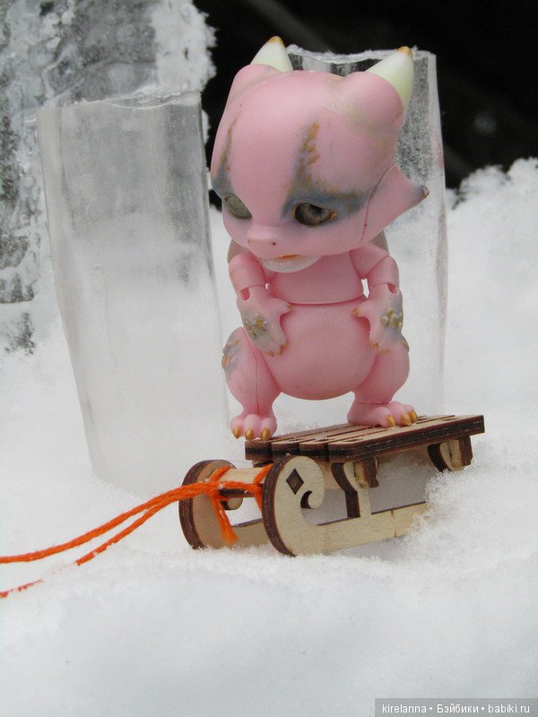 Прогулка в лесу сосулек — Куклы Ai Doll и Pangju (Панджу): Tiny BJD (БЖД)