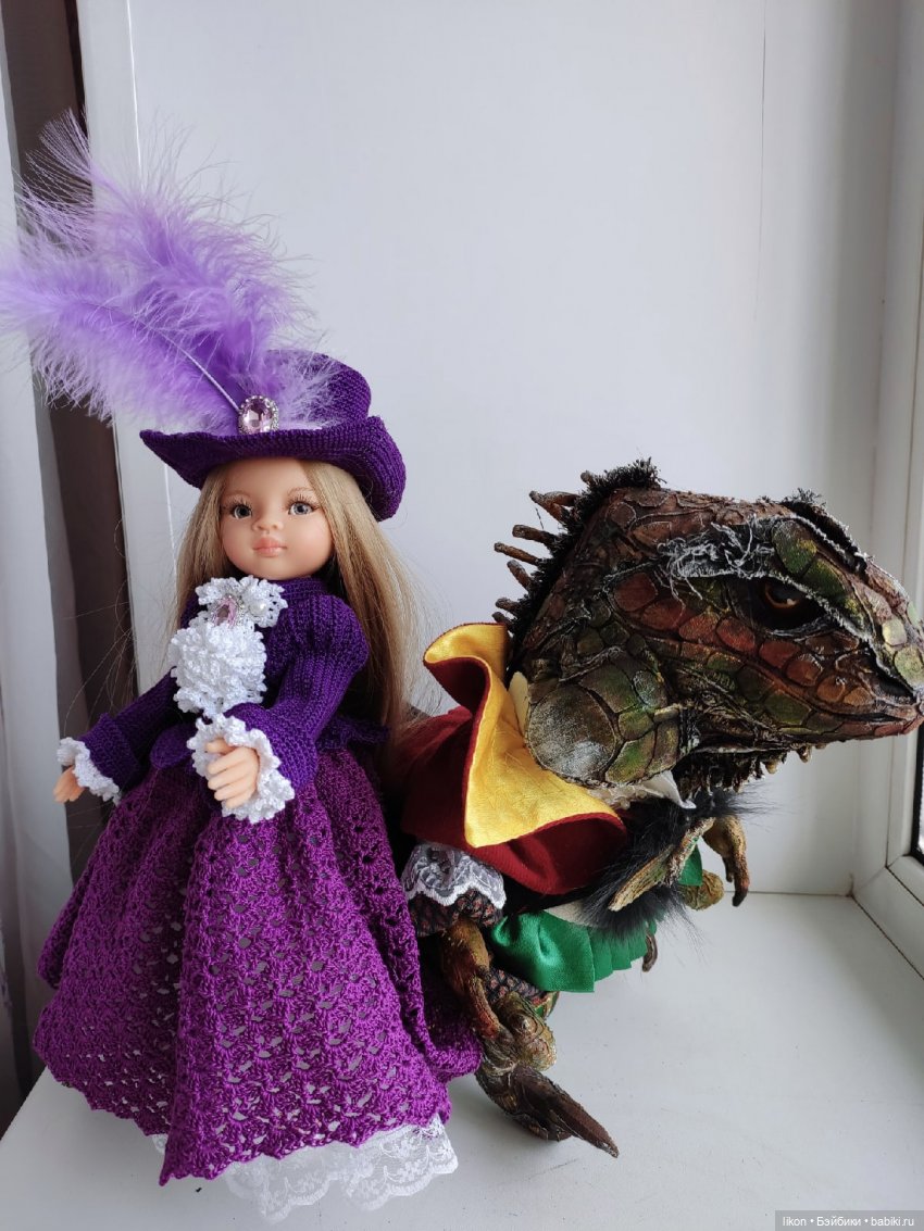 Как и обещала , показываю новый наряд "Аделина" на кукол Paola Reina