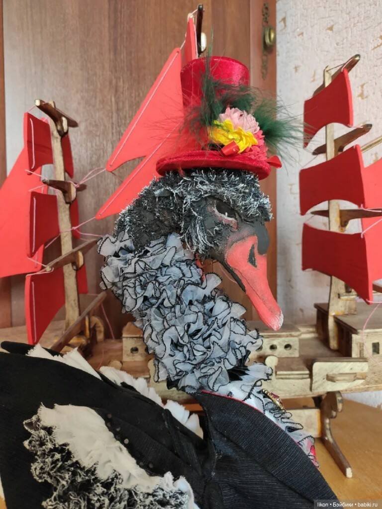 Черный лебедь. Скульптурный текстиль | Бэйбики Черный лебедь. Скульптурный текстиль (фото 8)