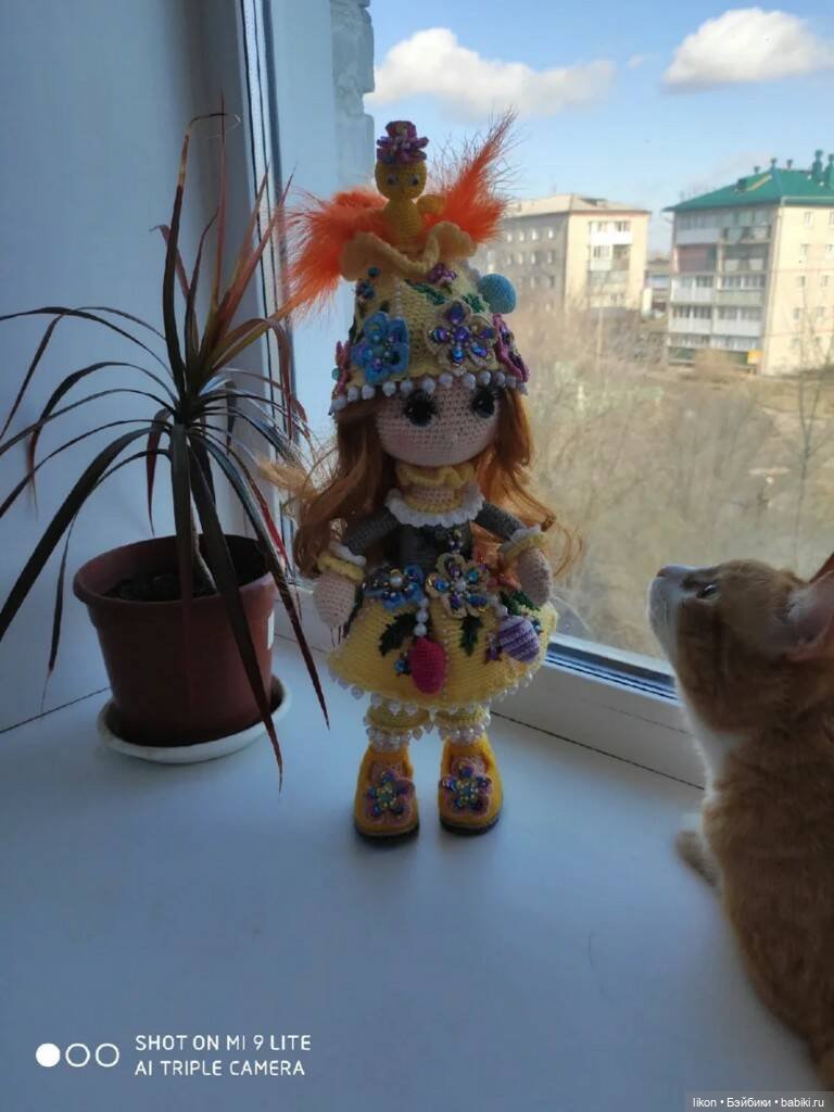 Куколка Пасхальное яичко — Авторские вязаные куклы: интерьерные (фото 4)