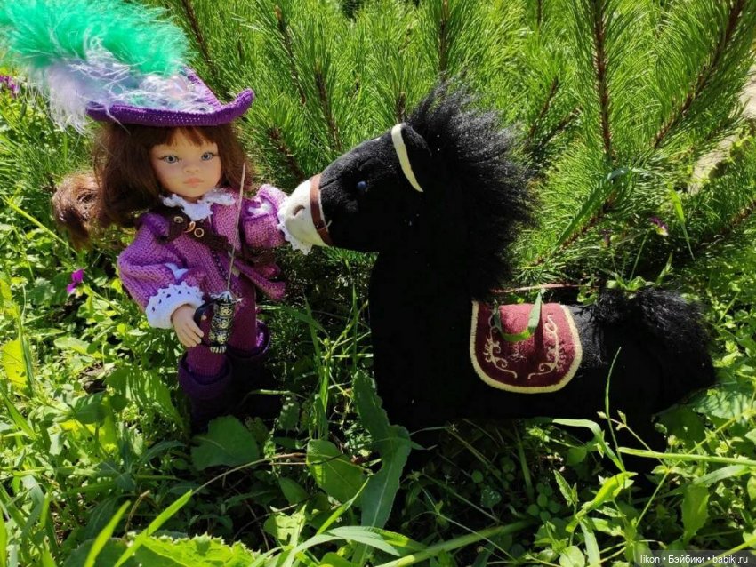 Мушкетер в деревне, с конем (фото 5)