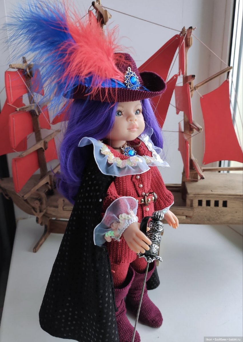 Костюм Миледи для куклы | Бэйбики Костюм Миледи для куклы — Одежда и обувь для кукол своими руками: фото (фото 2)