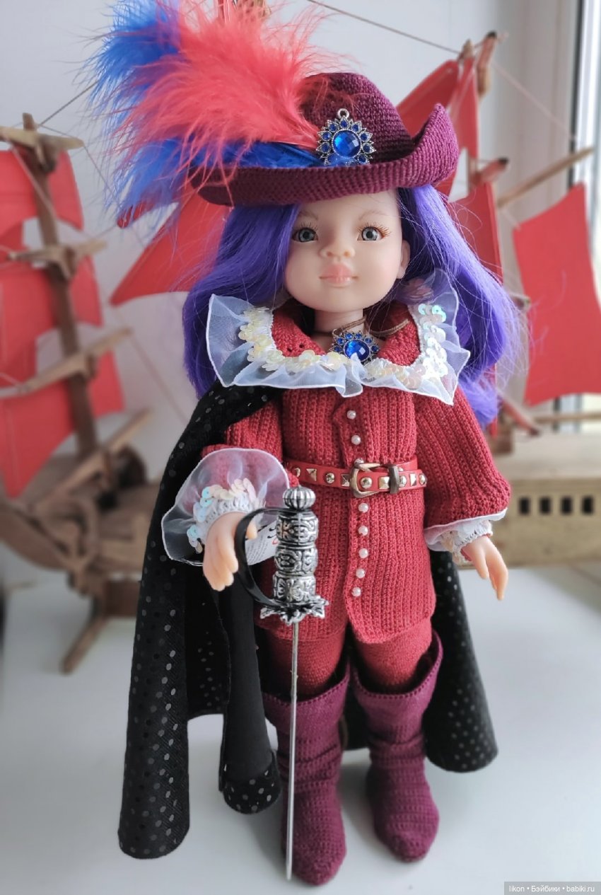 Костюм Миледи для куклы | Бэйбики Костюм Миледи для куклы — Одежда и обувь для кукол своими руками: фото (фото 3)