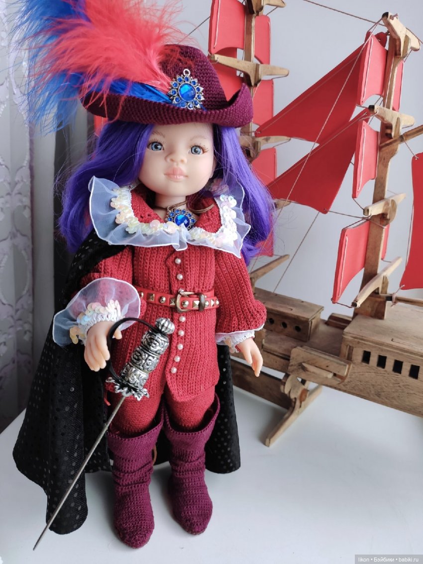 Костюм Миледи для куклы | Бэйбики Костюм Миледи для куклы — Одежда и обувь для кукол своими руками: фото (фото 5)