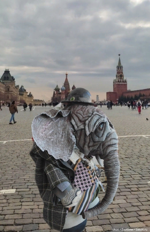 Слон и Моська | Бэйбики Слон и Моська — Авторские текстильные куклы: Вальдорфские (фото 2)