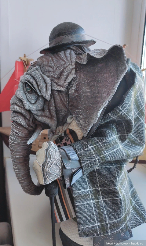 Слон и Моська | Бэйбики Слон и Моська — Авторские текстильные куклы: Вальдорфские (фото 10)