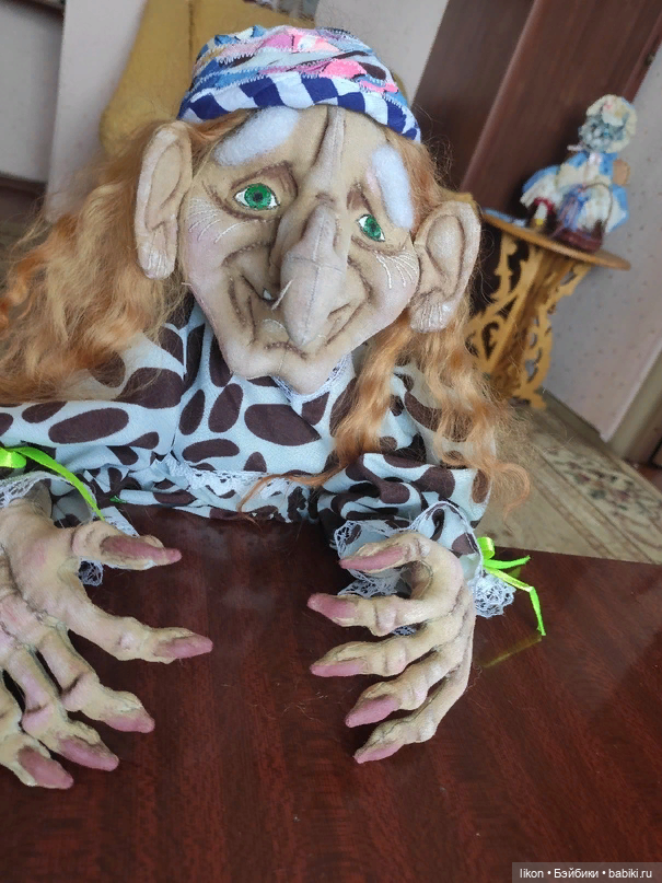 Баба Яга. Скульптурный текстиль