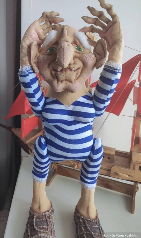 Баба Яга. Скульптурный текстиль