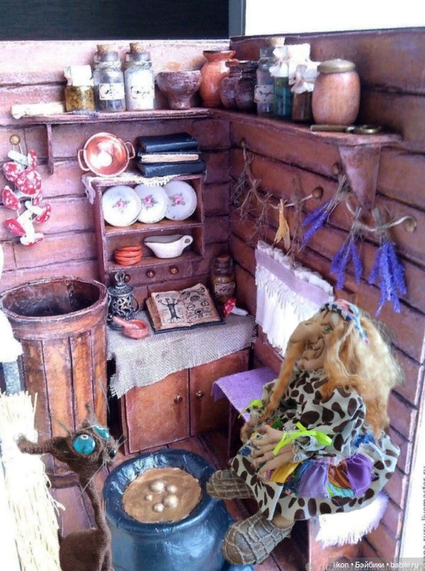 Баба Яга. Скульптурный текстиль (фото 3)