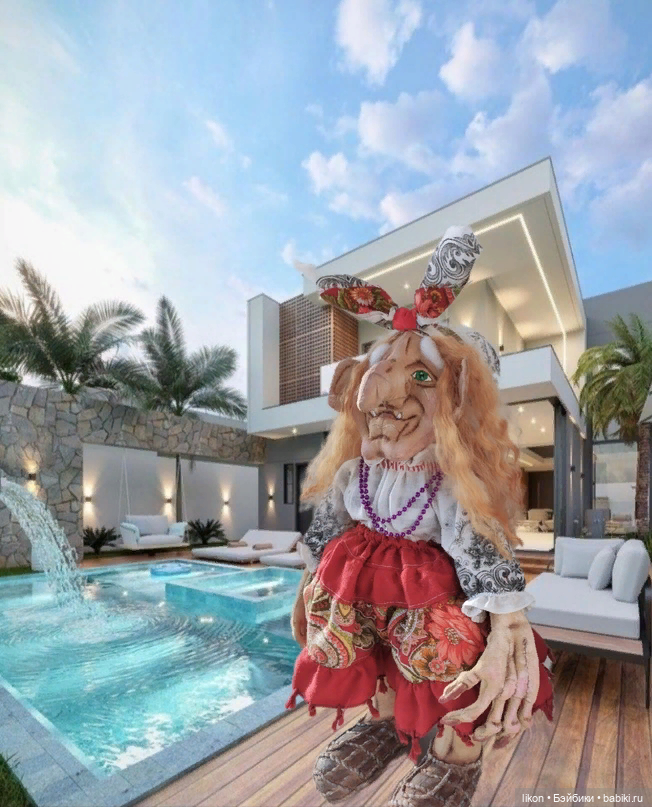 Баба Яга и новое платье | Бэйбики Баба Яга и новое платье — Авторские текстильные куклы: Вальдорфские