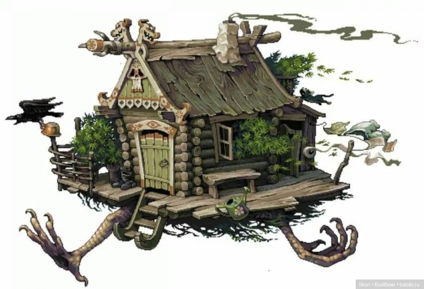 Баба Яга и новое платье | Бэйбики Баба Яга и новое платье — Авторские текстильные куклы: Вальдорфские (фото 2)