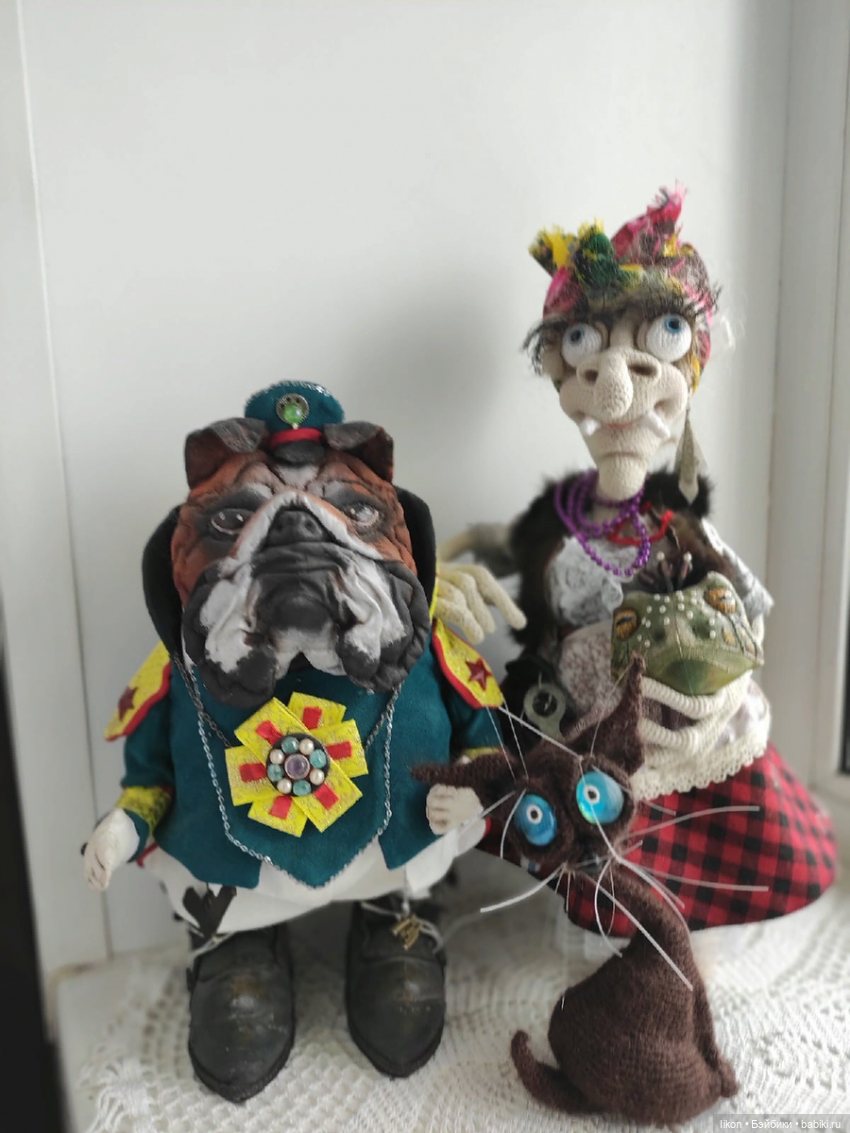 Баба Яга и новое платье | Бэйбики Баба Яга и новое платье — Авторские текстильные куклы: Вальдорфские (фото 5)
