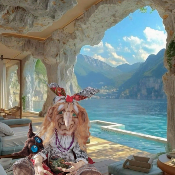 Баба Яга и новое платье