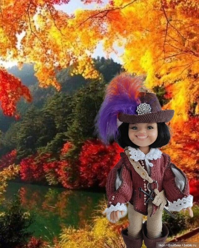 Костюм мушкетера для куклы Лиу Paola Reina