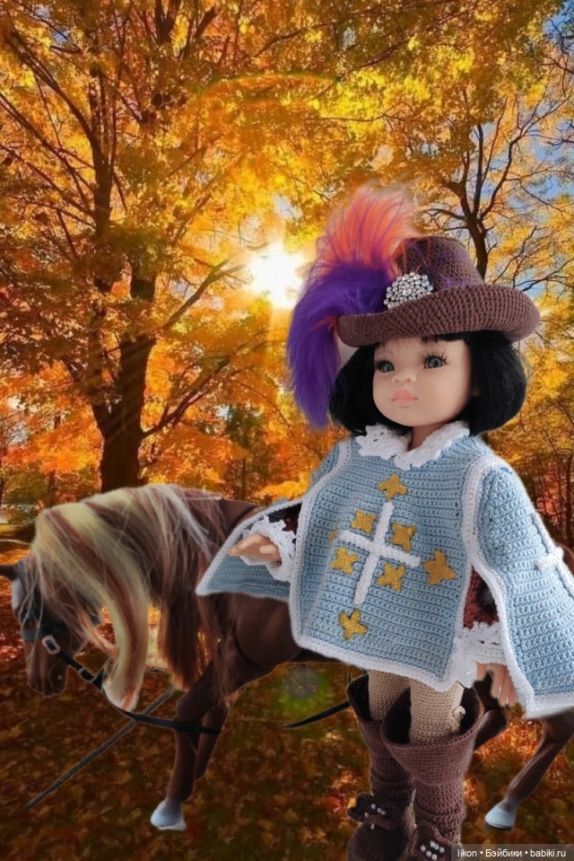 Костюм мушкетера для куклы Лиу Paola Reina