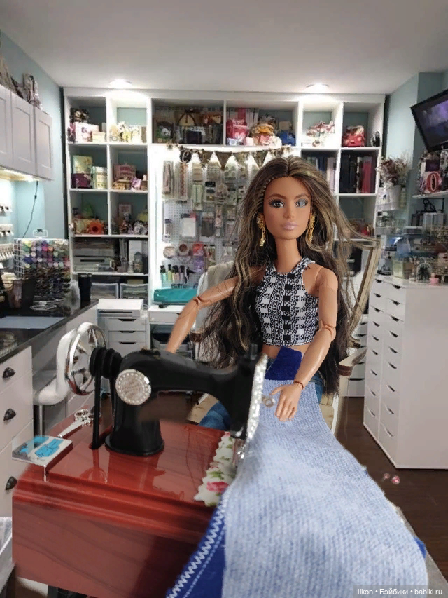 А давай сегодня будем шить костюм "Снегурочки", ведь совсем скоро Новый Год (фото 7)