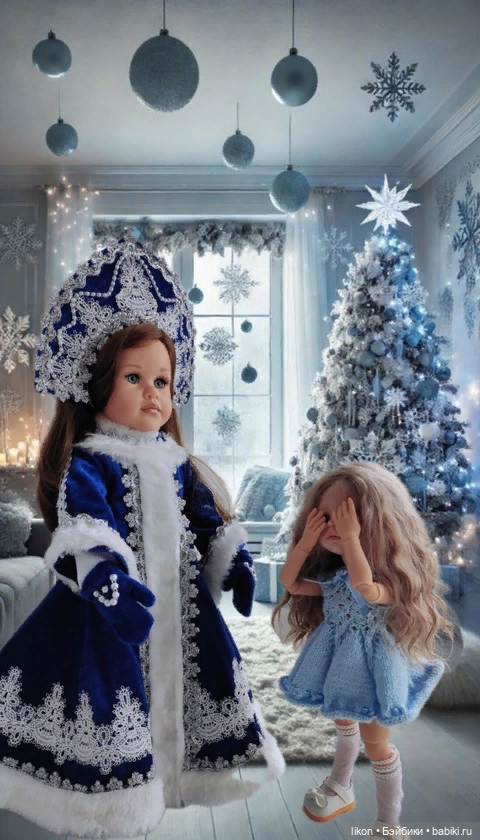 Новогодний костюм "Снегурочка" готов. Кто же из кукол будет представлять куколку декабря | Бэйбики Новогодний костюм "Снегурочка" готов. Кто же из кукол будет представлять куколку декабря (фото 2)