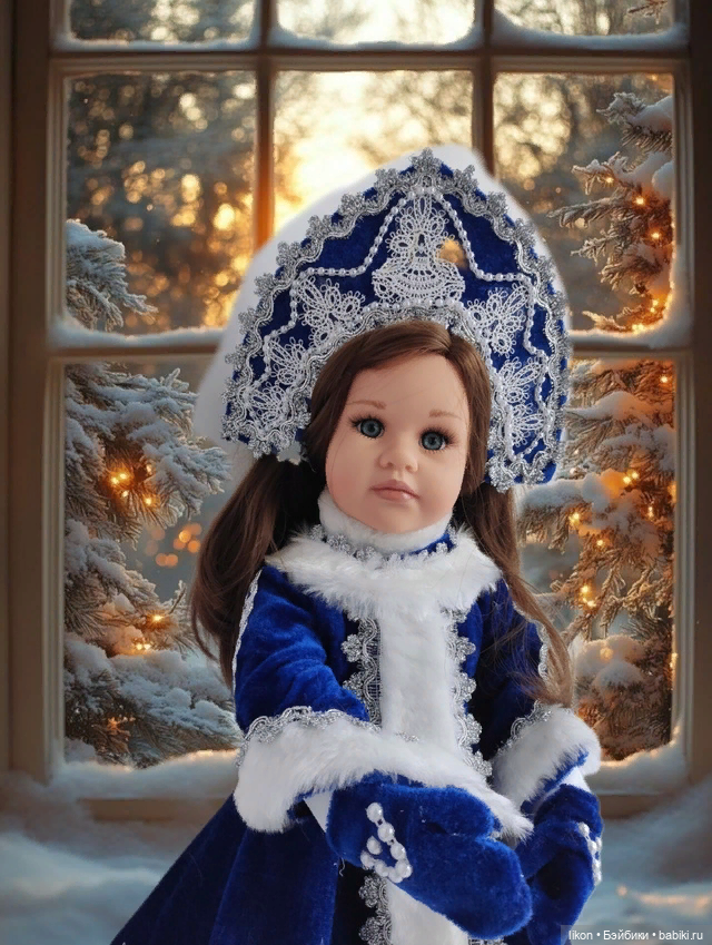 Новогодний костюм "Снегурочка" готов. Кто же из кукол будет представлять куколку декабря | Бэйбики Новогодний костюм "Снегурочка" готов. Кто же из кукол будет представлять куколку декабря (фото 7)