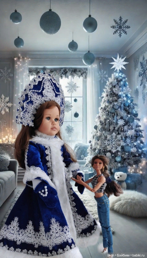 Новогодний костюм "Снегурочка" готов. Кто же из кукол будет представлять куколку декабря | Бэйбики Новогодний костюм "Снегурочка" готов. Кто же из кукол будет представлять куколку декабря (фото 4)