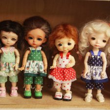 Платья для 1/8 бжд тиников Lati yellow, Secretdoll, Irrealdoll, Nikki Britt