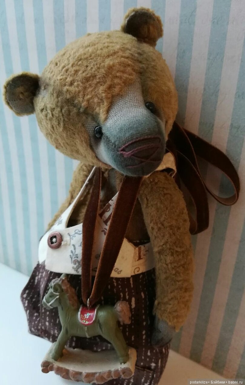 Мишка Габен рост 20 см — Авторские мишки Тедди и друзья: фото (фото 2)