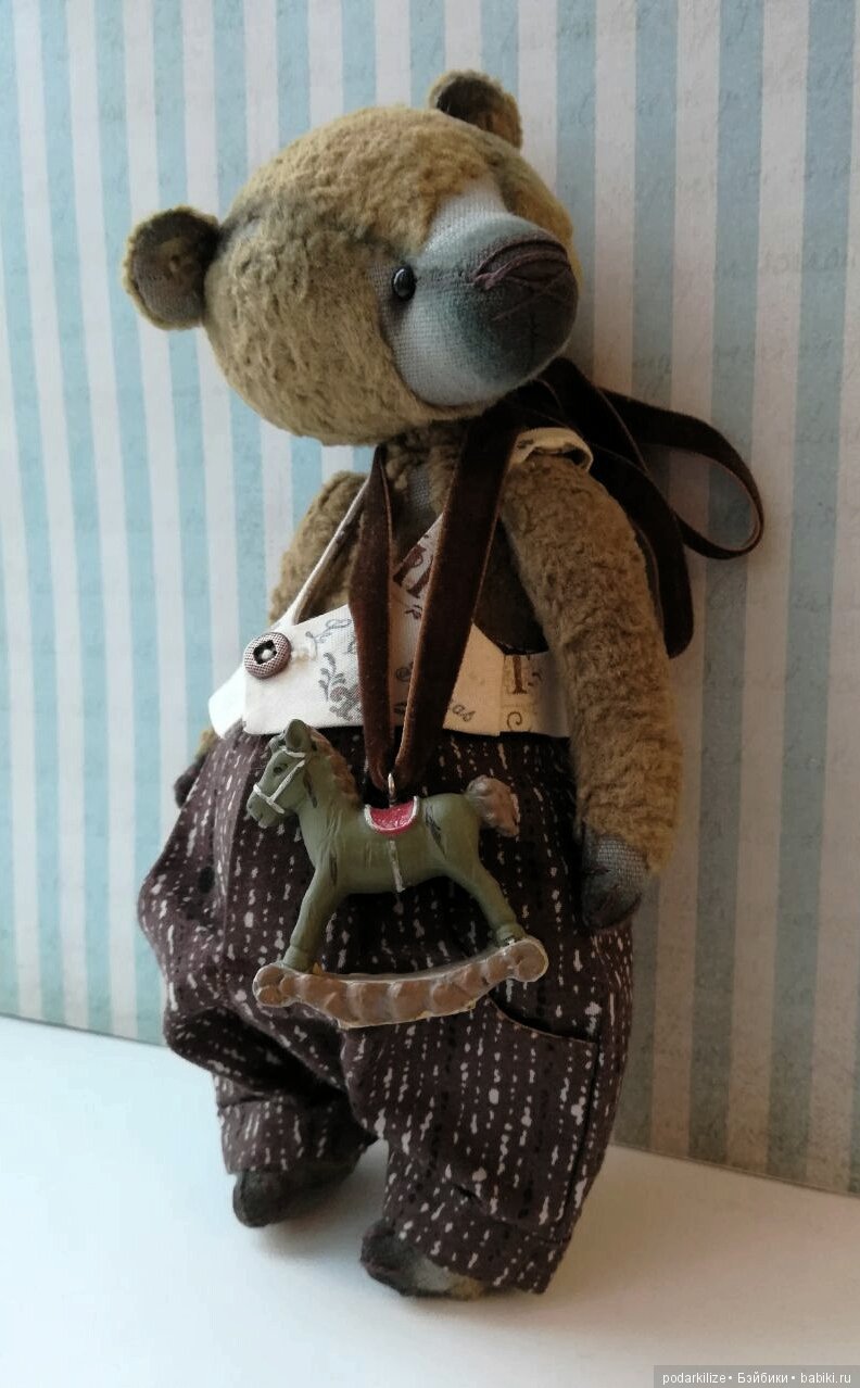 Мишка Габен рост 20 см — Авторские мишки Тедди и друзья: фото